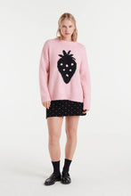 Load image into Gallery viewer, COMPANIA FANTASTICA | Jacquard Knit Jumper | Strawberry - LONDØNWORKS