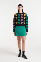 Load image into Gallery viewer, COMPANIA FANTASTICA | Jacquard Knit Jumper | Cupid Lines - LONDØNWORKS