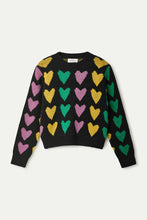 Load image into Gallery viewer, COMPANIA FANTASTICA | Jacquard Knit Jumper | Cupid Lines - LONDØNWORKS