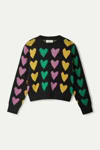 COMPANIA FANTASTICA | Jacquard Knit Jumper | Cupid Lines - LONDØNWORKS