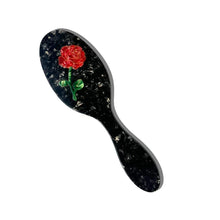 Load image into Gallery viewer, SOLAR ECLIPSE | Hand-painted Acetate 2-1 Daily Hair Brush | Rose