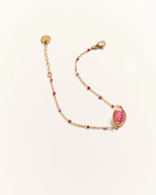 Load image into Gallery viewer, PALAS | Santa Maria Gold Plated Bracelet | Pink - LONDØNWORKS
