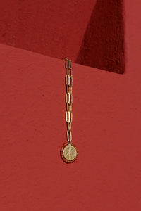 PALAS | Palma Sand Medal Necklace | Gold Plated - LONDØNWORKS