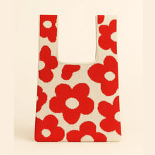 Load image into Gallery viewer, TOKEII | Retro Petal Flower Knitted Bag Medium | Multi