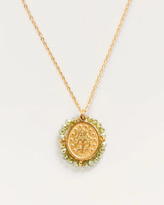 PALAS | Santa Maria Necklace | Gold Plated | Shiny Green - LONDØNWORKS