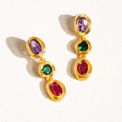 FLANERIE ACCESSORIES | Brunwyn Drop Earrings | Multi