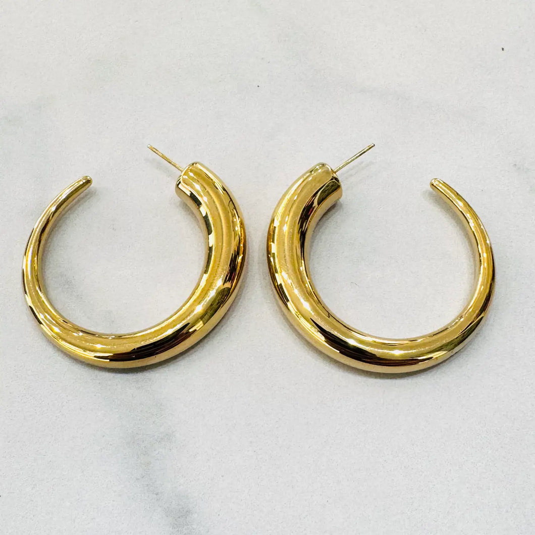 CASSETTE BARCELONA | Brandi Earrings | Gold - LONDØNWORKS