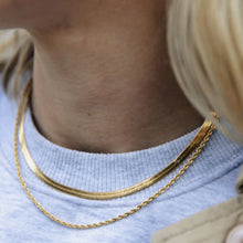 Load image into Gallery viewer, NORDIC MUSE | Double Layer Feature Necklace | Gold