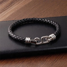 Load image into Gallery viewer, GLEN OGAL GROUP | Single Leather Hook Bracelet | Black