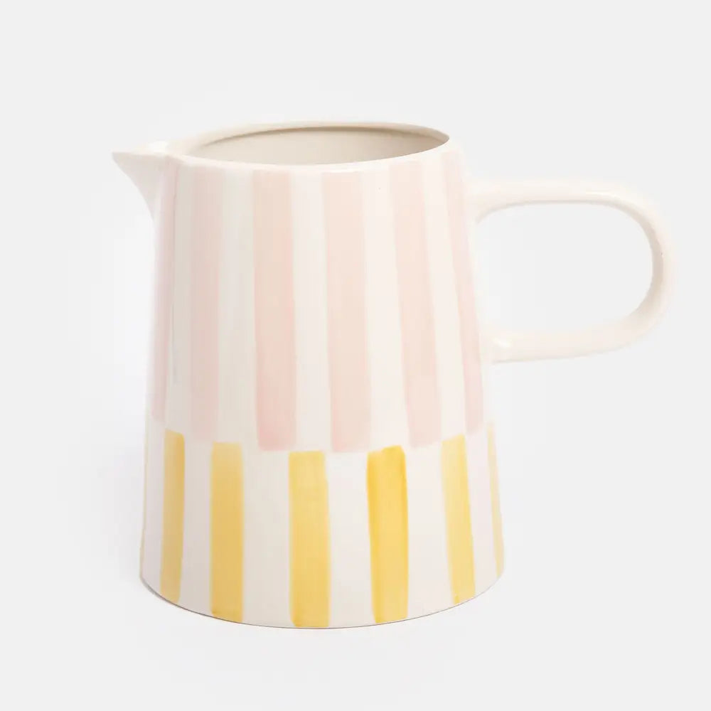 CAROLINE GARDNER | Offset Stripe Large Jug - LONDØNWORKS