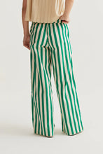 Load image into Gallery viewer, COMPANIA FANTASTICA | Striped Printed Trousers | Green