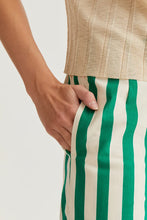 Load image into Gallery viewer, COMPANIA FANTASTICA | Striped Printed Trousers | Green