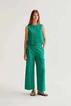 Load image into Gallery viewer, COMPANIA FANTASTICA | Cherry Print Trousers | Green