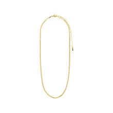 Load image into Gallery viewer, PILGRIM | Joanna Flat Snake Chain Necklace | Gold Plated