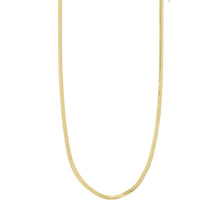 Load image into Gallery viewer, PILGRIM | Joanna Flat Snake Chain Necklace | Gold Plated