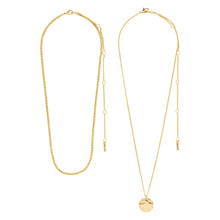 Load image into Gallery viewer, PILGRIM | Declan Necklace 2 in 1 Set | Gold Plated