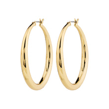 Load image into Gallery viewer, PILGRIM | Jorun Large Hoop Earrings | Gold Plated