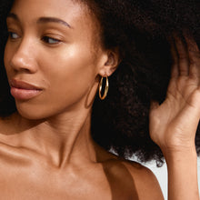 Load image into Gallery viewer, PILGRIM | Jorun Large Hoop Earrings | Gold Plated