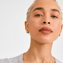 Load image into Gallery viewer, PILGRIM | Jennings Smaller Hoop Earrings | Gold Plated