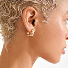 Load image into Gallery viewer, PILGRIM | Jennings Smaller Hoop Earrings | Gold Plated