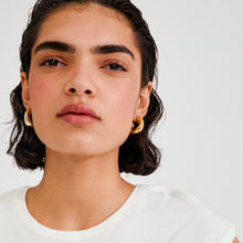 Load image into Gallery viewer, PILGRIM | Jennings Hoop Earrings | Gold Plated)