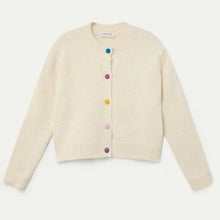 Load image into Gallery viewer, COMPANIA FANTASTICA | Kinit Cardigan With Multi Buttons | Ecru