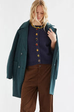 Load image into Gallery viewer, COMPANIA FANTASTICA | Kinit Vest With Velvet Buttons | Navy