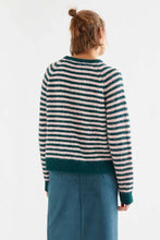 Load image into Gallery viewer, COMPANIA FANTASTICA | Striped Kinit Jumper | Dark Green &amp; Pink