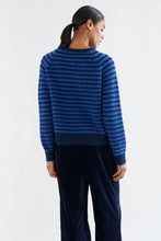 Load image into Gallery viewer, COMPANIA FANTASTICA | Striped Kinit Jumper | Navy Blue &amp; Blue