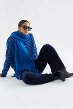Load image into Gallery viewer, COMPANIA FANTASTICA | Striped Kinit Jumper | Navy Blue &amp; Blue
