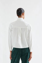 Load image into Gallery viewer, COMPANIA FANTASTICA | Cotton Shirt With Bow | White