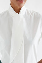 Load image into Gallery viewer, COMPANIA FANTASTICA | Cotton Shirt With Bow | White