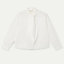 Load image into Gallery viewer, COMPANIA FANTASTICA | Cotton Shirt With Bow | White