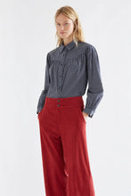 Load image into Gallery viewer, COMPANIA FANTASTICA | Cotton Plaid Shirt | Navy