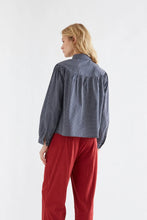 Load image into Gallery viewer, COMPANIA FANTASTICA | Cotton Plaid Shirt | Navy