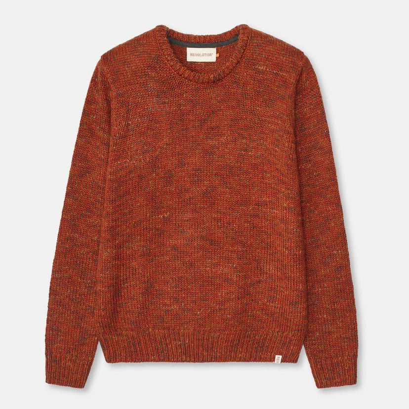 REVOLUTION | 6528 Knit Sweater  | Dark Red