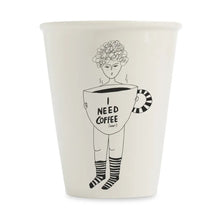 Load image into Gallery viewer, HELEN B | Porcelain Cup | Coffee Now - LONDØNWORKS