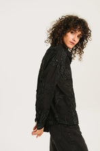 Load image into Gallery viewer, SACRECOEUR | Enora Shirt Embroidered | Velvet Black