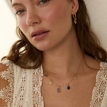 Load image into Gallery viewer, ASHIANA | Aubrey Charm Neckalce | Navy