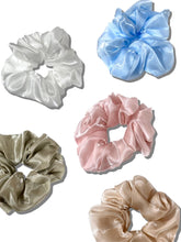 Load image into Gallery viewer, SOLAR ECLIPSE | The Perfect Organza Giant Scrunchie | Red