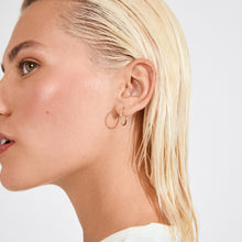 Load image into Gallery viewer, PILGRIM | Eanna Medium Hoop Earrings | Gold Plated