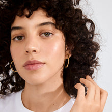 Load image into Gallery viewer, PILGRIM | Eanna Maxi Hoops Earrings | Gold Plated