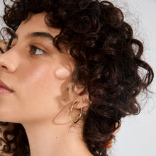 Load image into Gallery viewer, PILGRIM | Eanna Maxi Hoops Earrings | Gold Plated