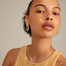 Load image into Gallery viewer, PILGRIM | Loulia Wavy Earrings | Silver Plated