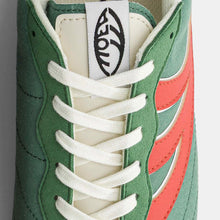 Load image into Gallery viewer, MoEa | Rise Sneakers | Green &amp; Red