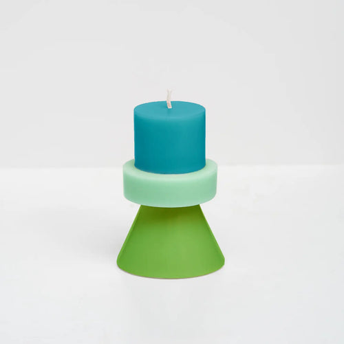 YOD&CO | Stack Candle Mini B | Green/Ocean - LONDØNWORKS