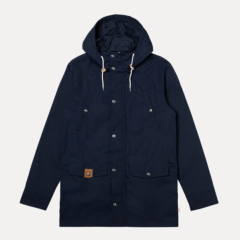 Revolution Jacket REVOLUTION | Hooded parka Jacket 7287 | Navy– LONDØNWORKS