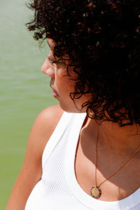 PALAS | Belamar Primavera Medal Necklace | Gold Plated - LONDØNWORKS