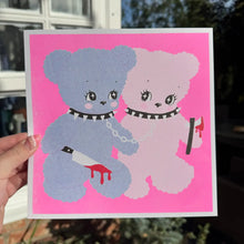 Load image into Gallery viewer, AMY HASTINGS | Risograph Print | Scary Bears