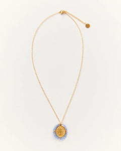 PALAS | Santa Maria Necklace | Gold Plated | Sky Blue - LONDØNWORKS